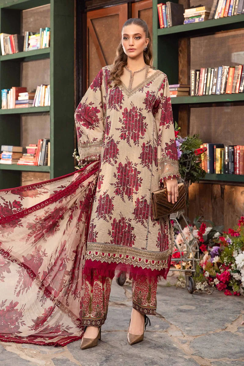 3PC DIGITAL PRINTED LAWN - BS-132