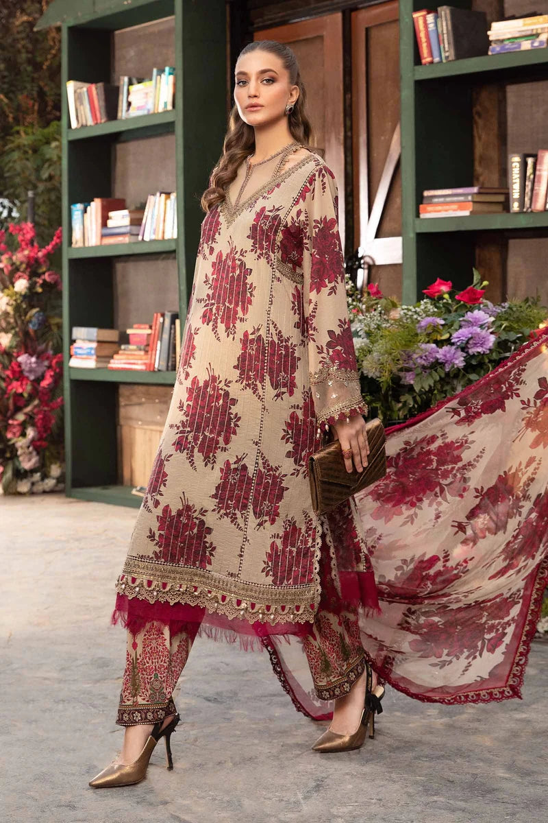 3PC DIGITAL PRINTED LAWN - BS-132