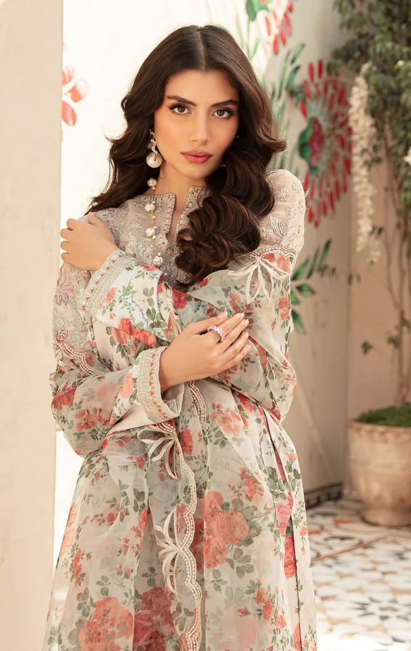 3PC DIGITAL PRINTED LAWN SUIT - BS-97